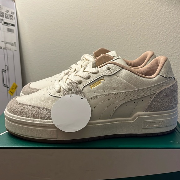 NWT Puma Men's CA Pro Lux PRM Casual Shoes - Beige - 39013302 - Picture 3 of 12